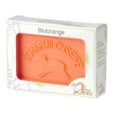 Ovis Schafmilchseife Blutorange, 100% Bio, für die tägliche Dusche, eckig, 100 g, ver