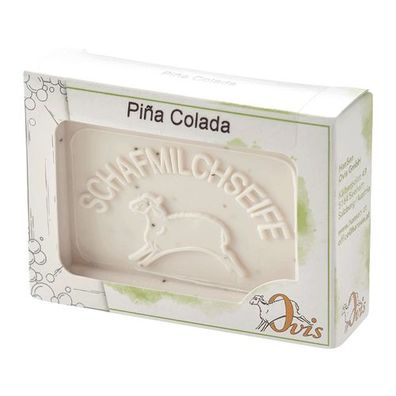 Ovis Schafmilchseife Piña Colada, 100% Bio, für die tägliche Dusche, eckig, 100 g, ve