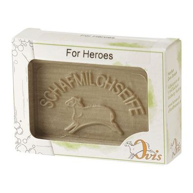 Ovis Schafmilchseife For Heroes, 100% Bio, für die tägliche Dusche, eckig, 100 g, ver