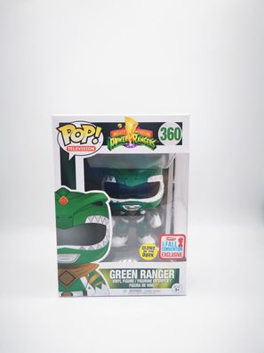 Funko Pop Green Ranger 360 Power Rangers Glows in the Dark 2017 Fall Convention