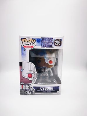 Funko Pop Cyborg DC Justice League 209 Vinyl Figur Heroes Victor Stone