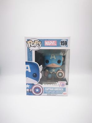 Funko Pop Captain America Marvel 159 75 Jähriges Jubiläum Vinyl Figur Mehrfarbig