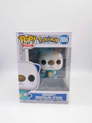 Funko Pop Oshawott Pokemon 855 Ottaro Pokémon Moustillon Vinyl Figur EU Version