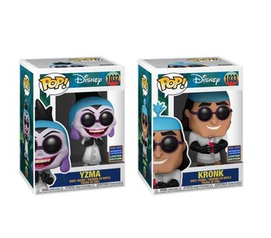 Funko Pop Yzma und Kronk Disney 1032 1033 Kuzko Königreich für ein Lama Won Con