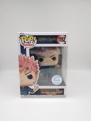 Funko Pop Yuji Itadori with Sukuna Mouth Jujutsu Kaisen 1152 Exclusive Vinyl Neu