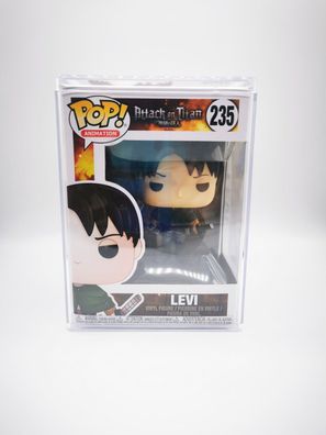 Funko Pop Levi Attack on Titan 235 in Hardcase Ackermann Vinyl Figur Aufklärung