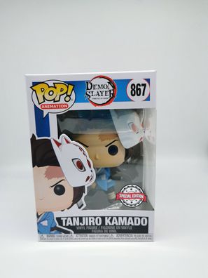 Funko Pop Tanjiro Kamado Demon Slayer 867 Special Edition Tanjiro with Mask Neu