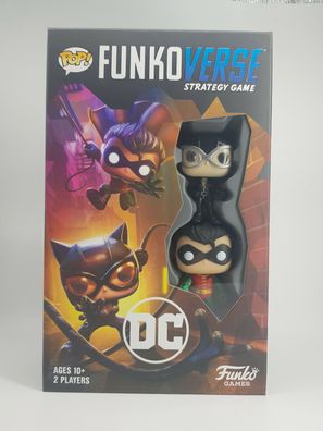 Funkoverse Strategy Game DC-Universum Funko Games Robin Catwoman Englisch