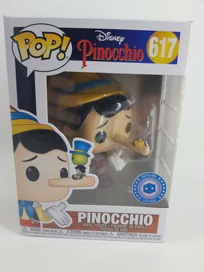 Funko Pop Pinocchio Disney 617 Pop in a Box Exclusive Vinyl Figur Defekt Jiminy