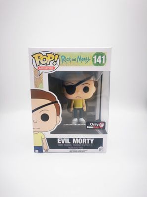 Funko Pop Evil Morty Rick and Morty 141 Gamestop Exclusive Smith Vinyl Figur OVP