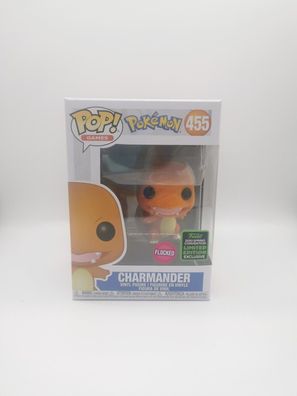 Funko Pop Charmander Pokemon 455 Spring Con 2020 Exclusive Flocked Glumanda