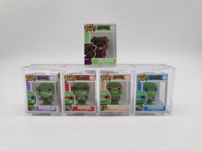 Funko Bitty Pop Teenage Mutat Ninja Turtles Set TMNT Splinter 59 60 61 62 63