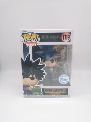 Funko Pop Megumi Fushiguro with Toads Jujutsu Kaisen 1119 Exclusive Jujuzist OVP