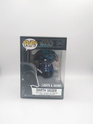 Funko Pop Darth Vader Star Wars 343 Lights and Sound Exclusive Vinyl Figur