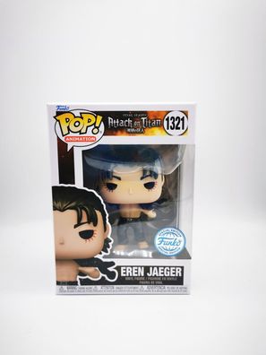 Funko Pop Eren Jäger Attack on Titan 1321 Metallic Exclusive Vinyl Figur Jaeger