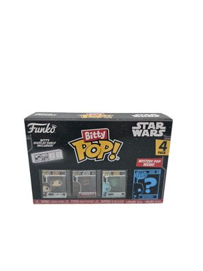 Funko Bitty Pop Stars Wars 4Pack Han Solo Chewbacca Greedo Mystery + Aufsteller