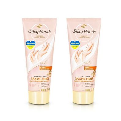 2x72 ml Silky Hands Handcreme Schützend