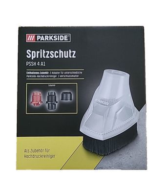 Parkside Spritzschutz PSSH 4 Zubehör für Hochdruckreiniger mit 2 Adaptern NEU