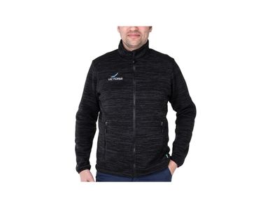 VAUDE Strickfleece-Jacke "Victoria" Dunkelgrau, 10 Herren, Gr. S