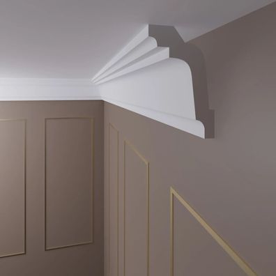 24 Meter Stuckleisten Set 120x75 mm D-7