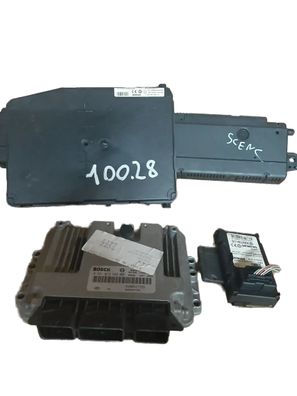 Renault Scenic II 1,9 DCi Motorsteuergerät Steuergerät 8200527725 set