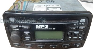 Original Ford 6000CD MP3 Autoradio mit Cod