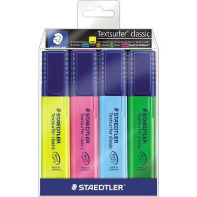 Textmarker 4Er-Et 364Wp4 Textsurfer Staedtler