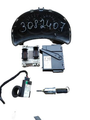 Opel Corsa C Motorsteuergerät Set 0261207423 2443796