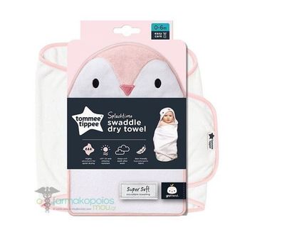 Tommee Tippee Babyhandtuch mit Pinguinmotiv â?? Sanft zur Babyhaut, 1 Stéck