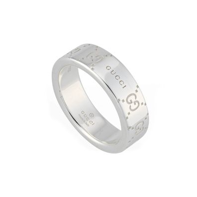 Gucci - YBC814720001 - Gucci Signature Gucci Signature-Ring aus Sterlingsilber