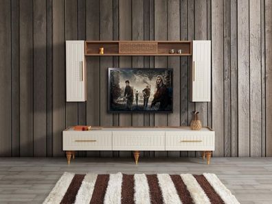 Wohnwand Tv Ständer Sideboard Modern Wohnzimmer Regale Wohnwände Holz Neu