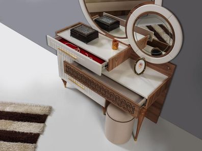 Schlafzimmer Set Kommode Mit Spiegel Garnitur Holz Gruppe Möbel Neu