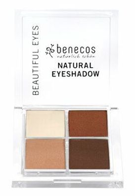 benecos 3x benecos Natural Quattro Eyeshadow coffee & cream 8,2g