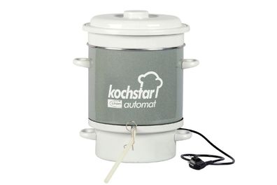 Kochstar Entsafter Elektro 8 kg Ø26cm grau/weiß