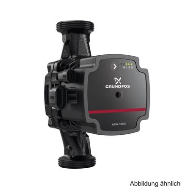 Grundfos Umwälzpumpe ALPHA SOLAR 25-75 180, Rp 1", 230 V, 98989300