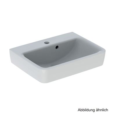 Geberit Handwaschbecken Renova Plan 50 x 38 cm, asymm. Überlauf, weiß, 501628001