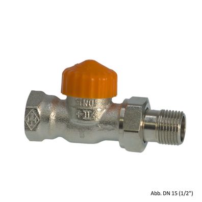 Heimeier Thermostat-Ventilunterteil Eclipse, Durchgang, DN15, ( 1/2")