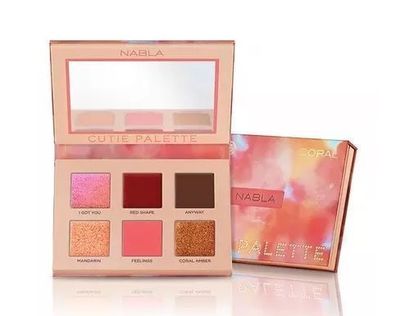 Nabla Coral Lidschatten-Palette (8,5g) | Warme Farbtöne