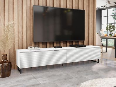 TV-Lowboard Delino 200 TV-Schrank mit vier Klappen RTV Wohnzimmer M24