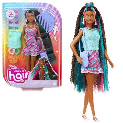 Totally Hair Barbie | Mattel HCM91 | Spielset mit Haar-Puppe