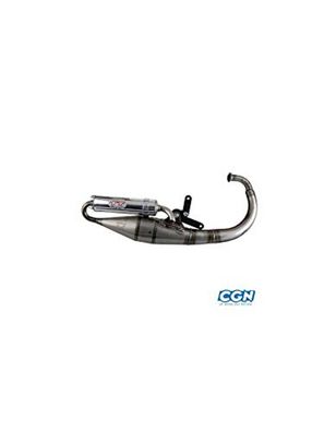 Leovince Schalldämpfer "Handmade TT" Edelstahl, En 4055, Komplett