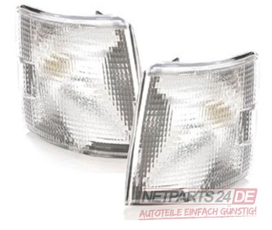 Blinker Blinkleuchte passend für VW Bus Transporter T4 weiße Paar Set vorne L R
