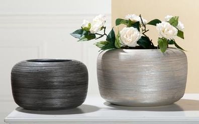 Gilde Keramik Pflanzvase Incavo 32237