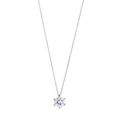 Collier - Sterlingsilber Zirkonia - silberfarben