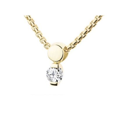 Anhänger - Gold 585 - 0,25ct LAB Grown Diamant