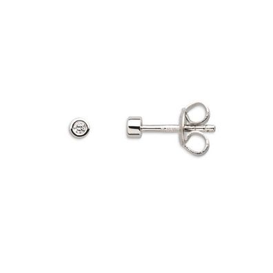 Ohrstecker - Silber - Silver Circle - Zarge