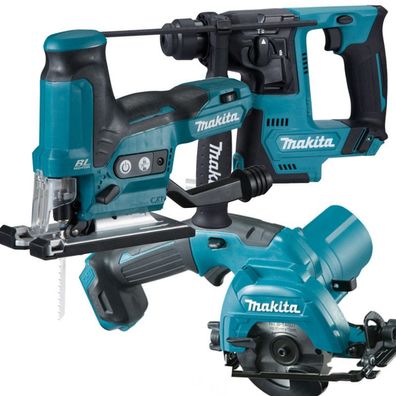 Makita Akku-Combo Set 10,8V HR140 HS301 JV102