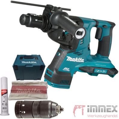 Makita Akku-Kombihammer 2x18V DHR281ZJ