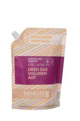 benecos 6x benecosBIO Nachfüllbeutel 1000 ml Shampoo Volumen BIO-Traube - DREH