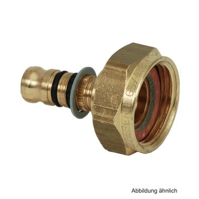 Geberit Mepla Übergang mit Überwurfmutter (Rotguss) 20 mm - 3/8"